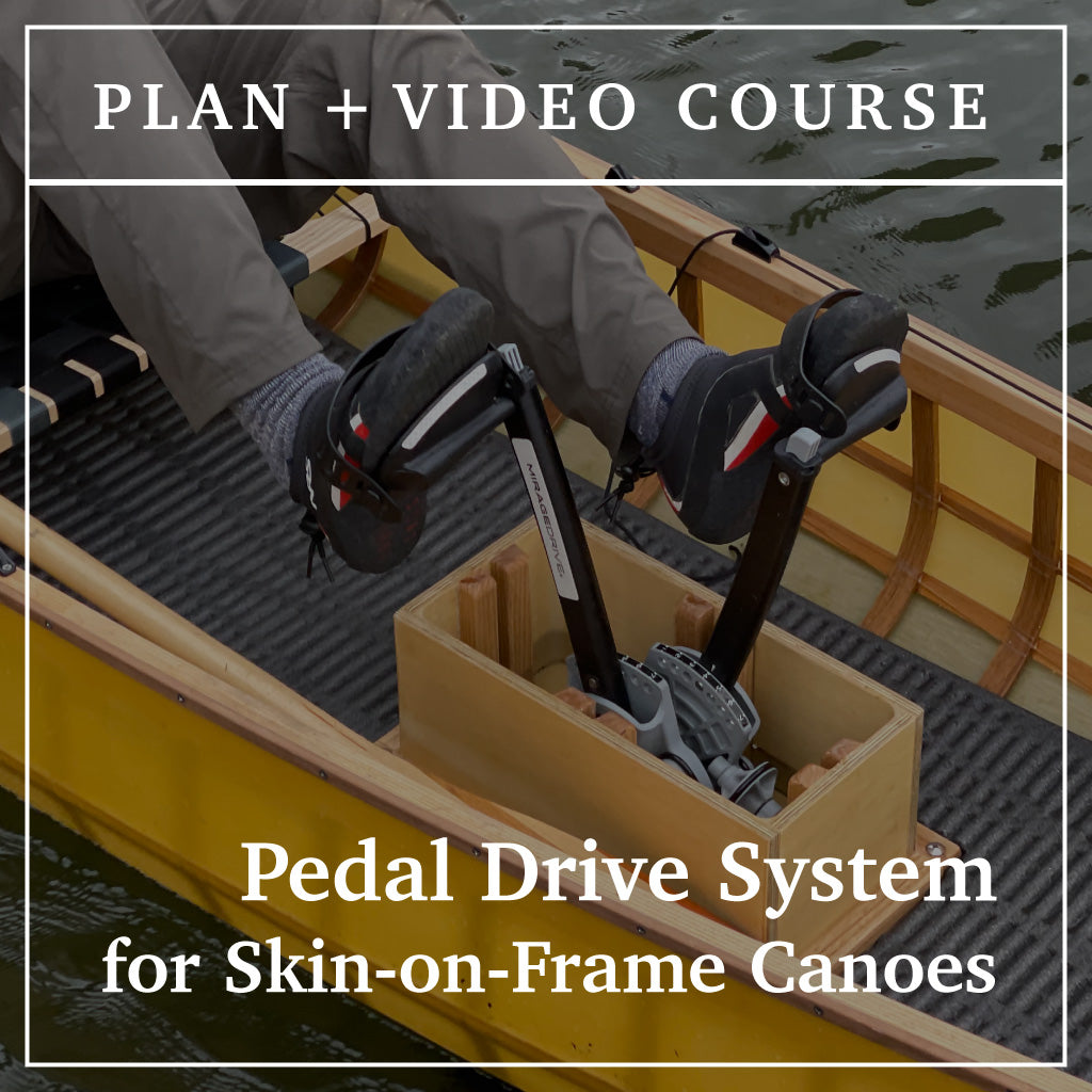 kayak pedal drive Video Course: Pedal Drive System for Skin on Frame Canoes – Cape Falcon  Kayak