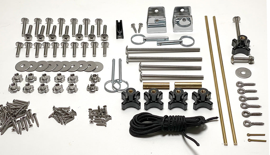 Pedal Drive Canoe Hardware Kit