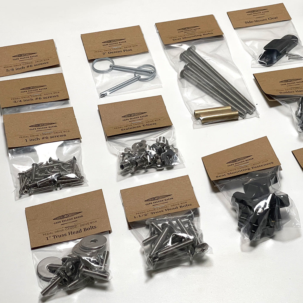 Pedal Drive Canoe Hardware Kit