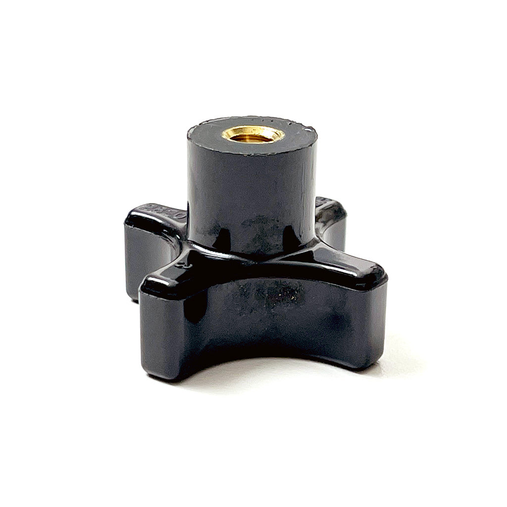 Phenolic Plastic Star Knobs, Bag of 4