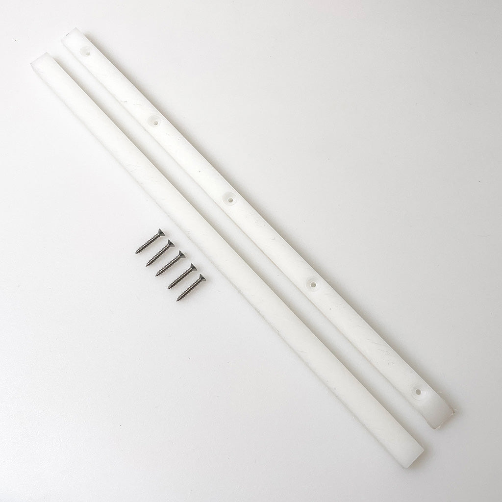 HDPE rub strip and stem band bar stock and fasteners