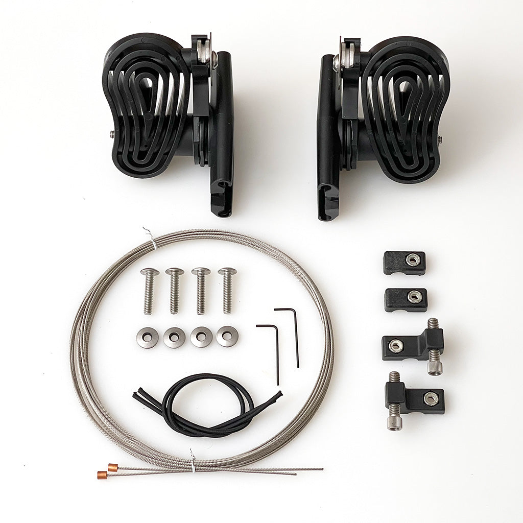 Sea-Lect Rudder Control Foot Pedal Adapter Kit with Cables