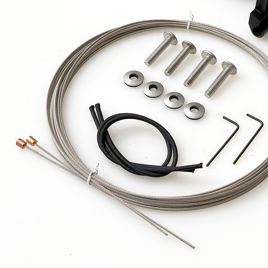 Sea-Lect Rudder Control Foot Pedal Adapter Kit with Cables