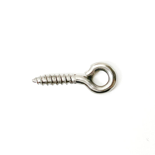 Stainless Steel Small Screw Eyes, pack of 6