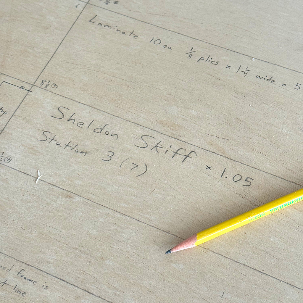 St Lawrence River Skiff Template Tracings