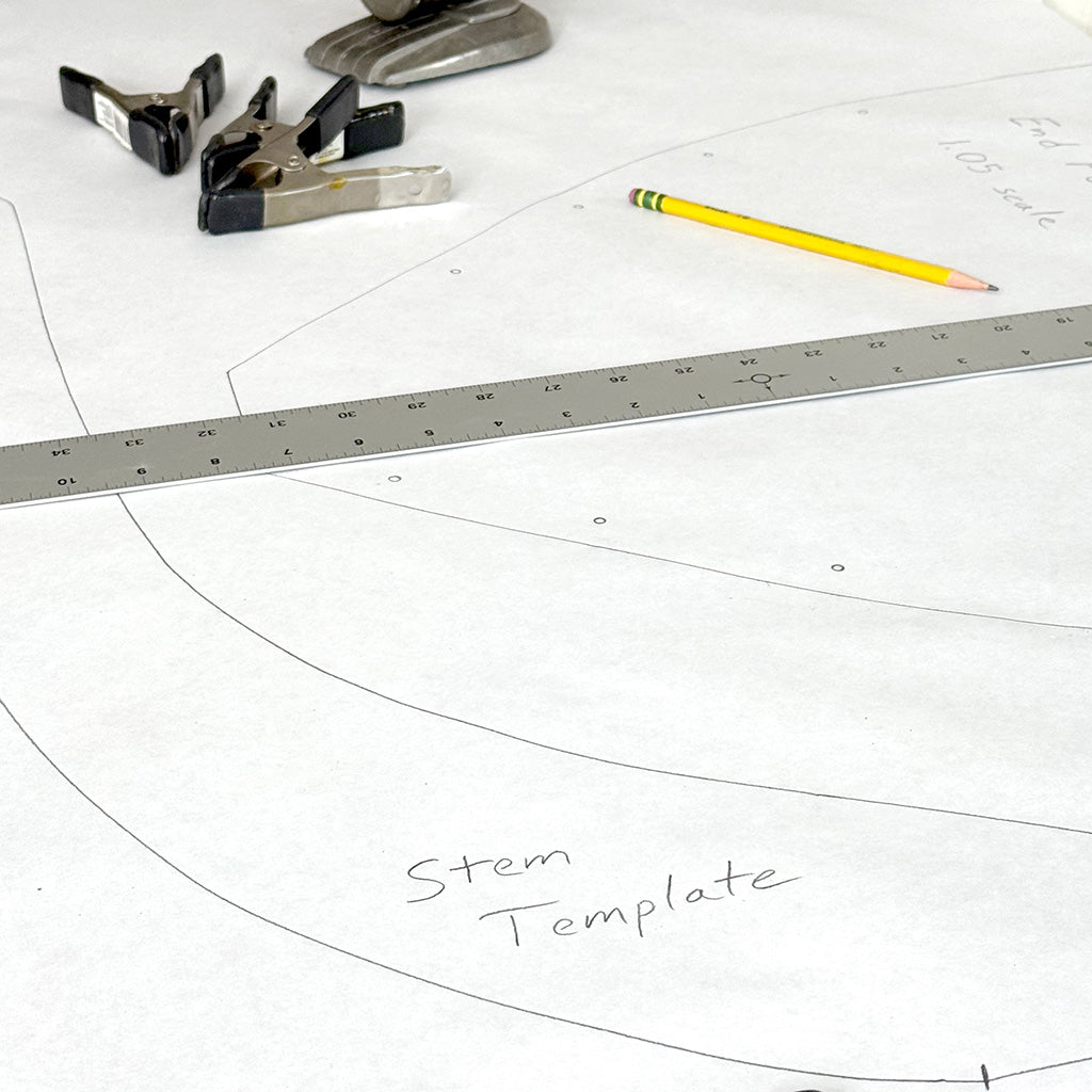 St Lawrence River Skiff Template Tracings