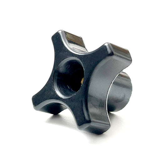 Phenolic Plastic Star Knobs, Bag of 4