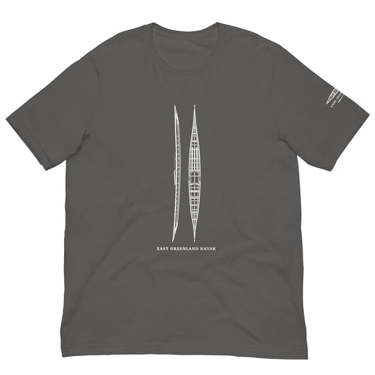 East Greenland Kayak Tee | Vertical Frame