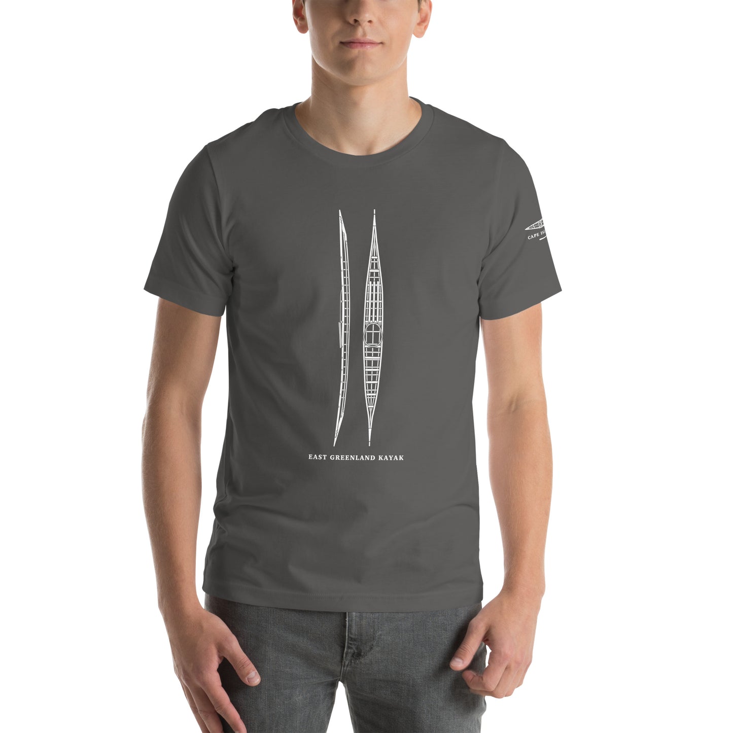 East Greenland Kayak Tee | Vertical Frame