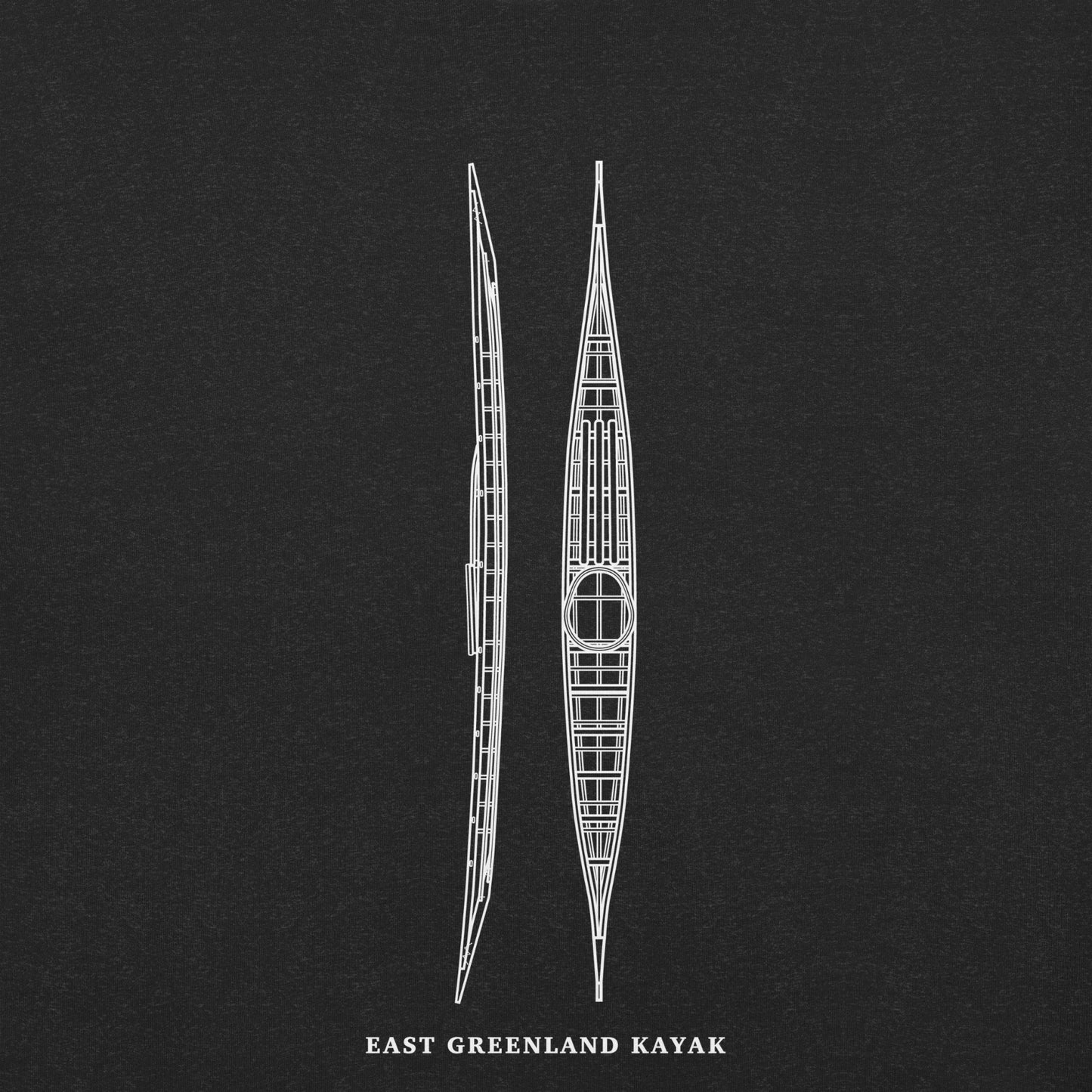 East Greenland Kayak Tee | "Blueprint"