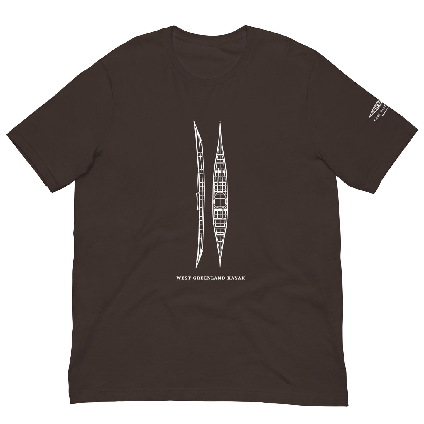 West Greenland Kayak Tee  |  Vertical Frame