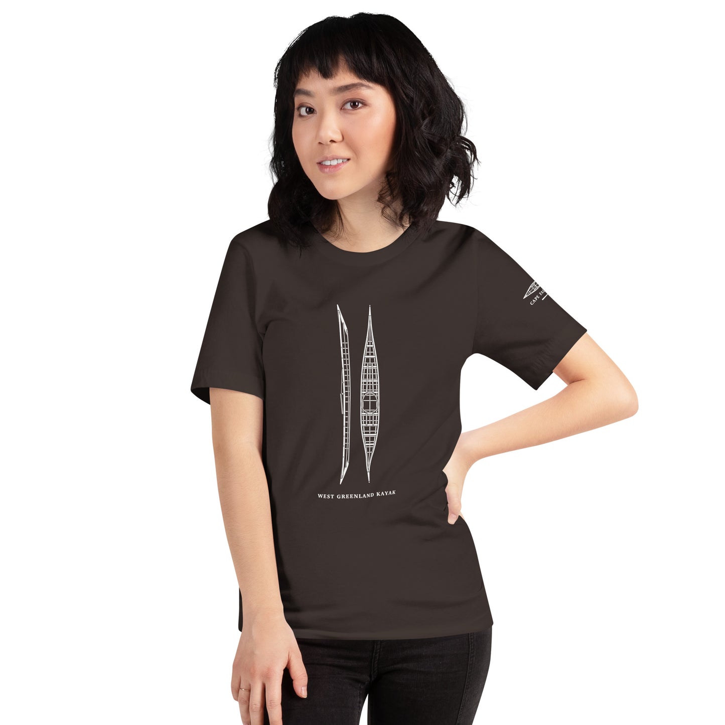 West Greenland Kayak Tee  |  Vertical Frame