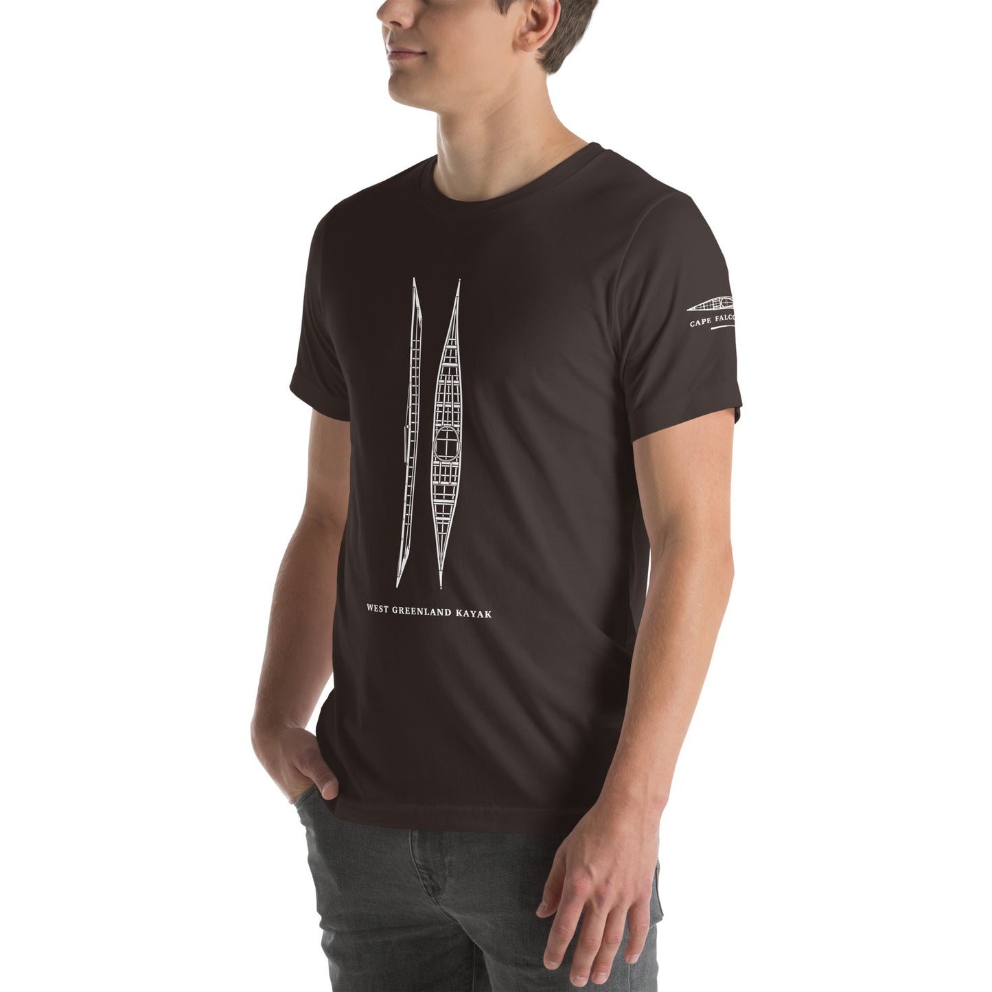 West Greenland Kayak Tee  |  Vertical Frame