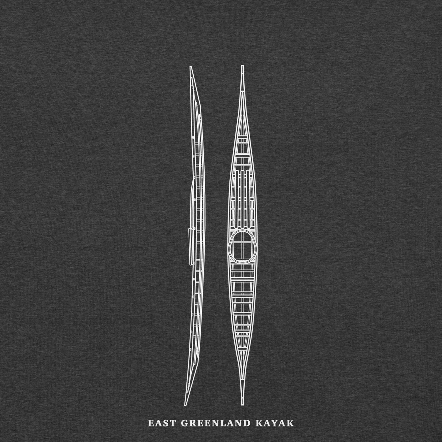 East Greenland Kayak Tee | "Blueprint"