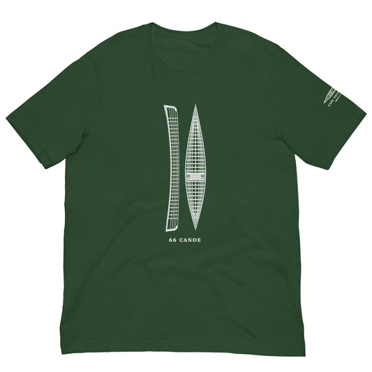 Skin on Frame Canoe Tee  |  Vertical Frame