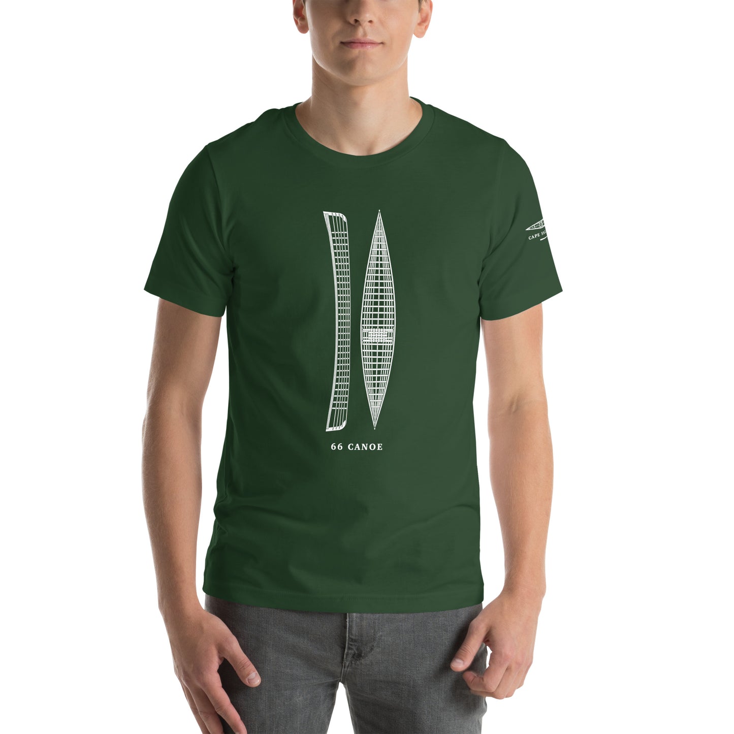 Skin on Frame Canoe Tee  |  Vertical Frame