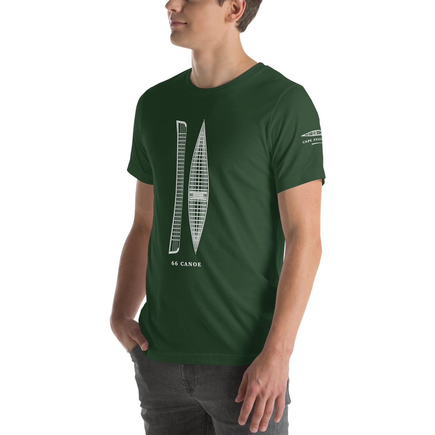 Skin on Frame Canoe Tee  |  Vertical Frame