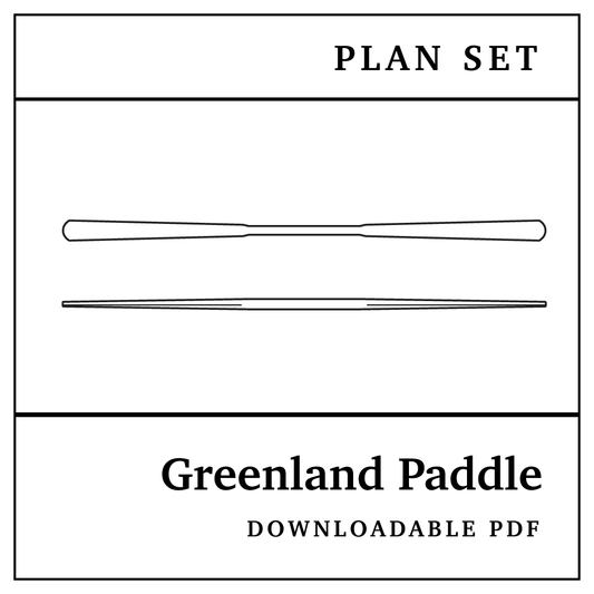Plans: Building a Greenland Paddle