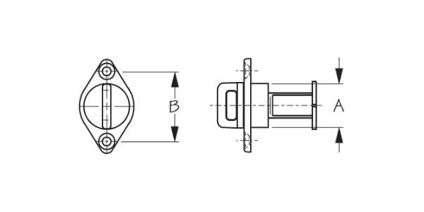 Flange Type Screw-in Drain Plug