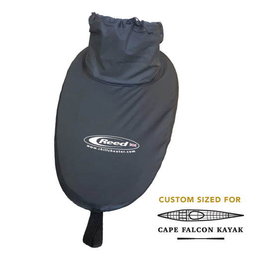 Cape Falcon Reed Aquatherm Sprayskirt, Keyhole cockpit adjustable tunnel