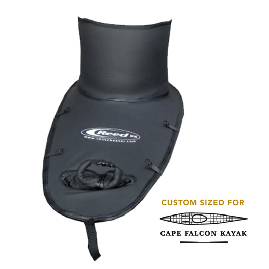 Cape Falcon Reed Aquatherm Spray Skirt, Keyhole cockpit with fixed tunnel